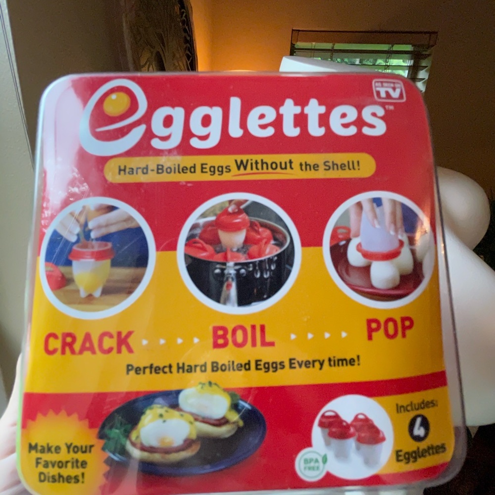 Eggletes Egg Cooker-No Shell Hard Boiled Eggs